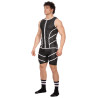 Barcode Berlin Veste sans manche Robin Noir-Blanc